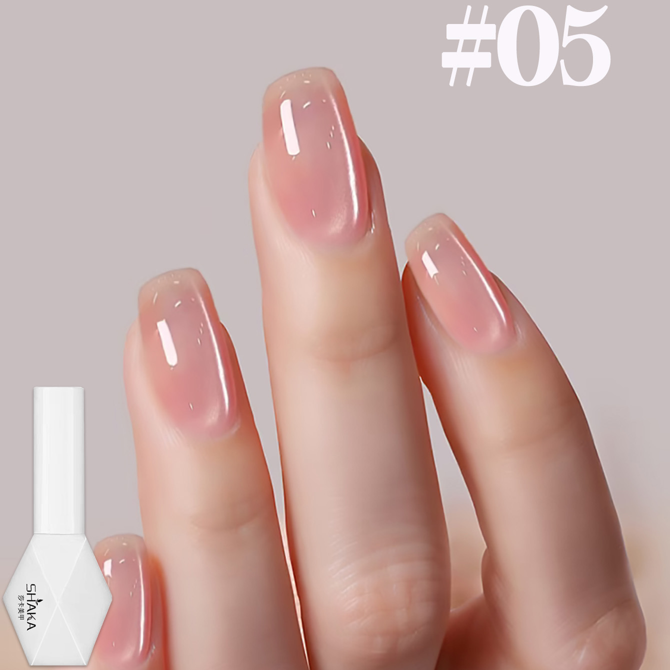 Nail Art Pink Cat Eye - SHAKA 1-12pcs Kutek Gel Mata Kucing