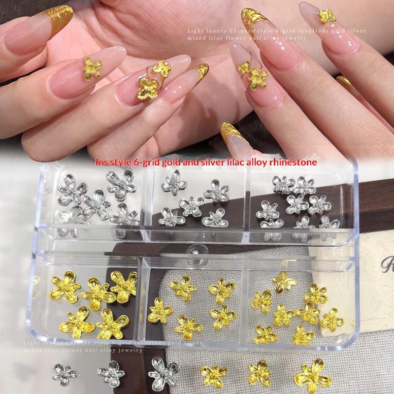 20/30 Buah Hiasan Kuku 3D Bung - Nail Art Lilac ulasan dan harga