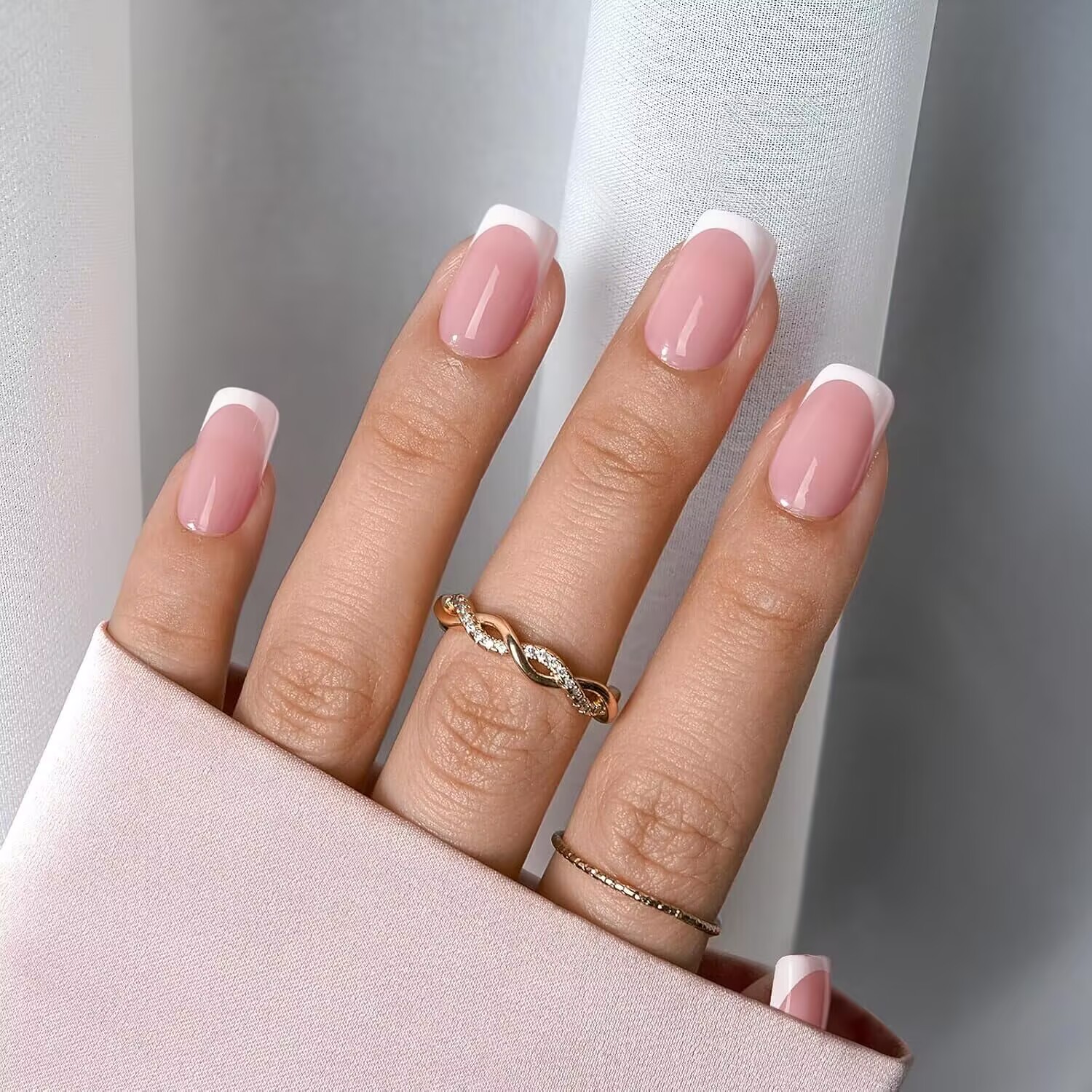 24 Buah Set Kuku Palsu Penutup - Nail Art France ulasan dan harga