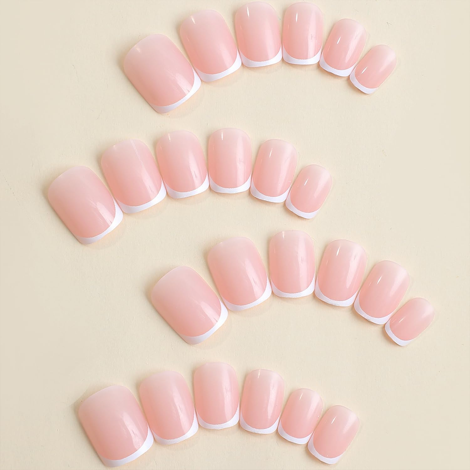 24 Buah Set Kuku Palsu Penutup - Nail Art France ulasan dan harga