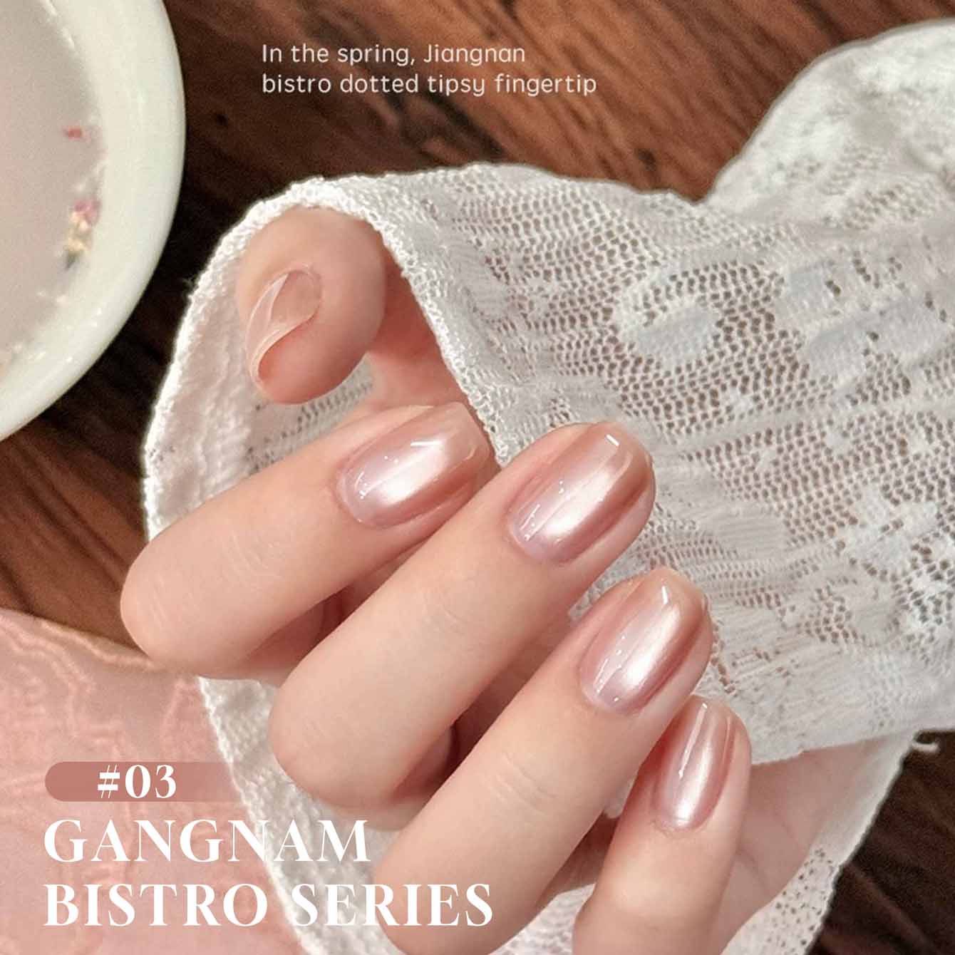 MIANEL 12ML Jiangnan Bistro Ca - Nail Art Pink Cat Eye ulasan dan harga
