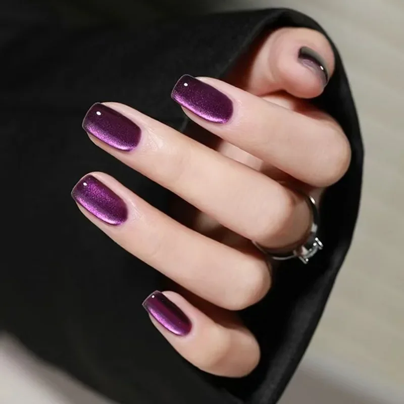 Kuku palsu mata kucing, perala - Nail Art Pink Cat Eye ulasan dan harga