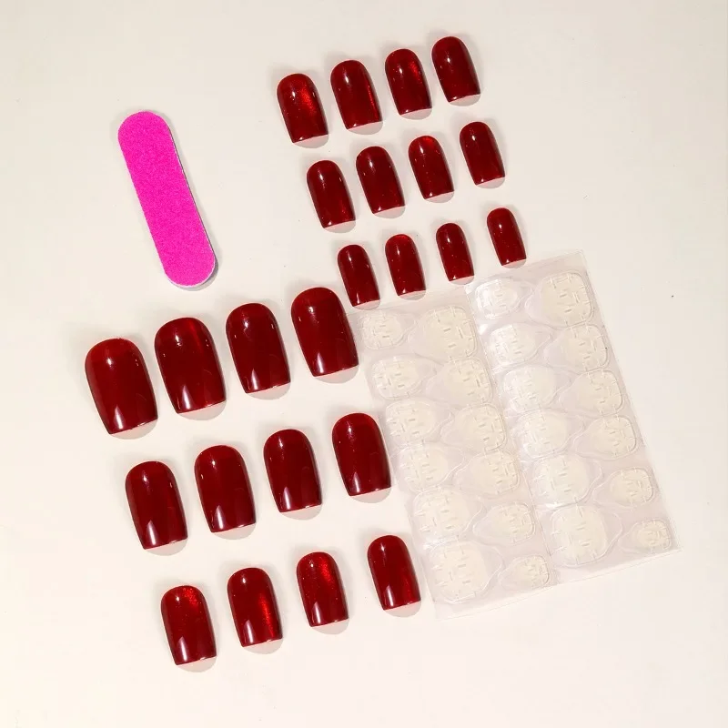 Kuku palsu mata kucing, perala - Nail Art Pink Cat Eye ulasan dan harga