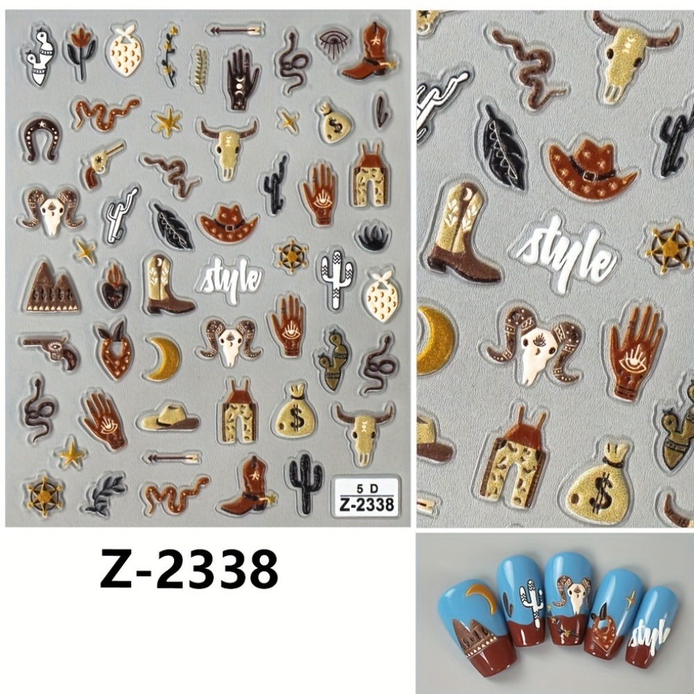 Stiker Dekoratif Seni Kuku Kob - Nail Art France ulasan dan harga