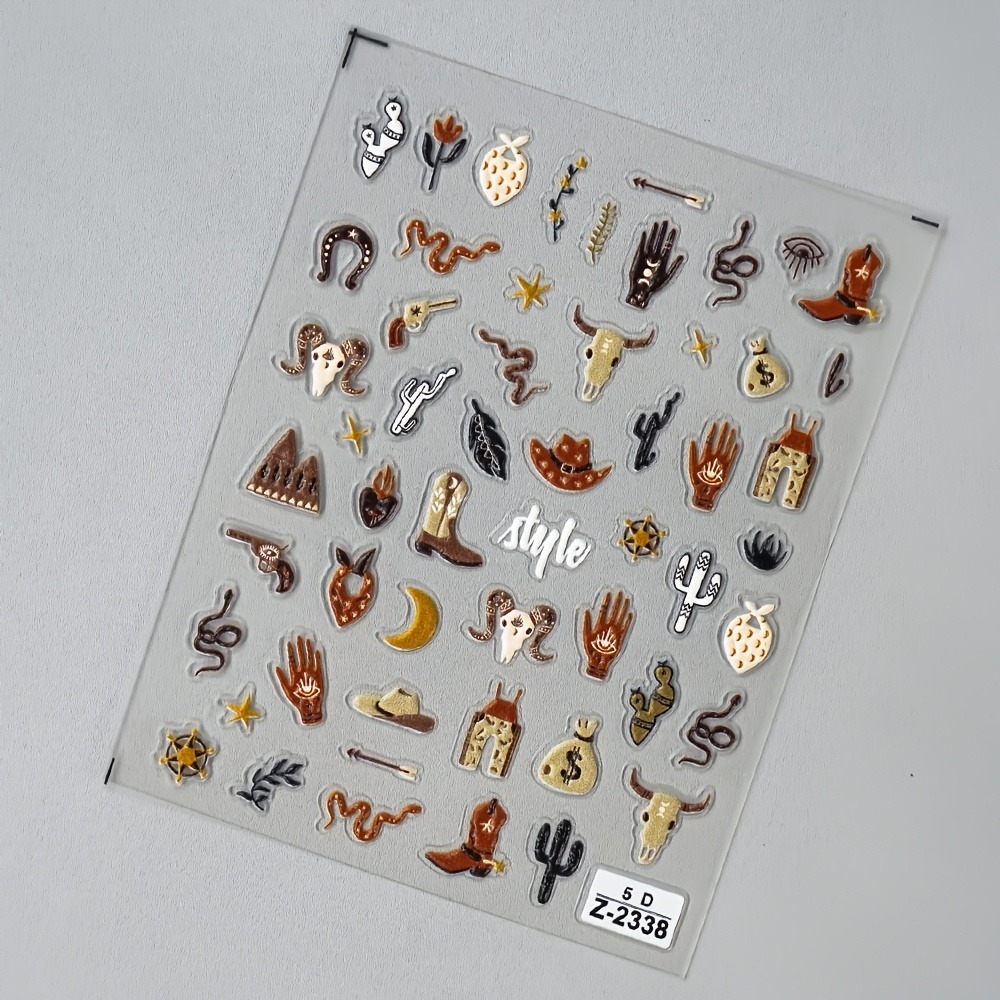 Stiker Dekoratif Seni Kuku Kob - Nail Art France ulasan dan harga