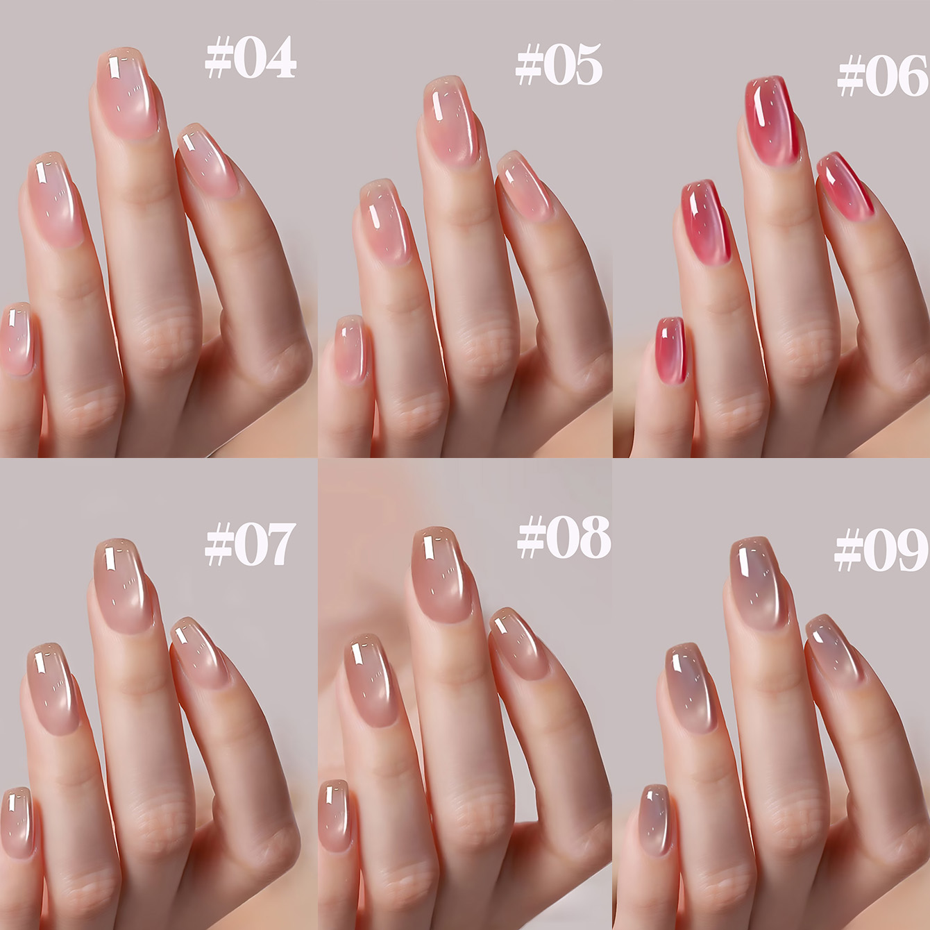 SHAKA 1-12pcs Kutek Gel Mata K - Nail Art Pink Cat Eye ulasan dan harga