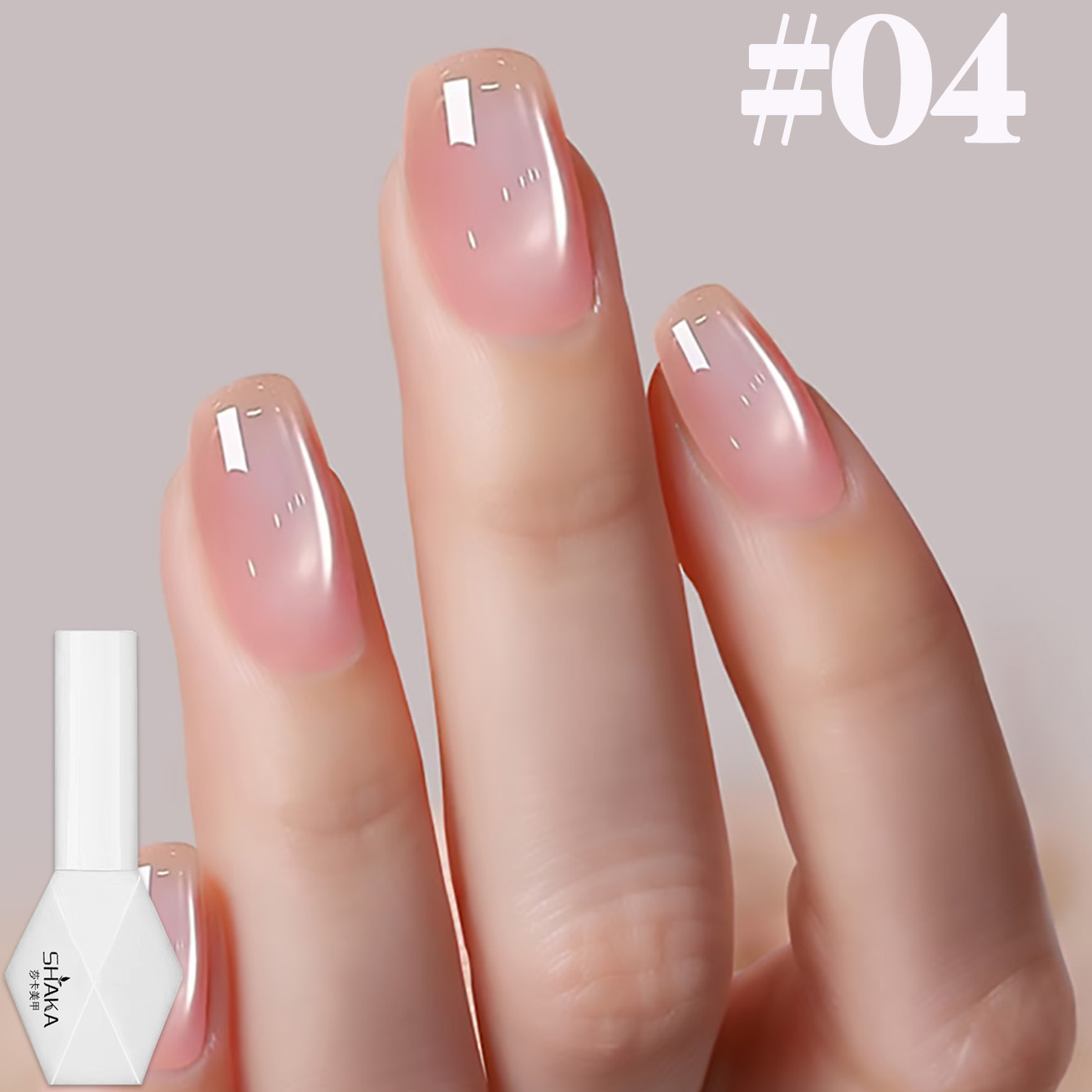 SHAKA 1-12pcs Kutek Gel Mata K - Nail Art Pink Cat Eye ulasan dan harga