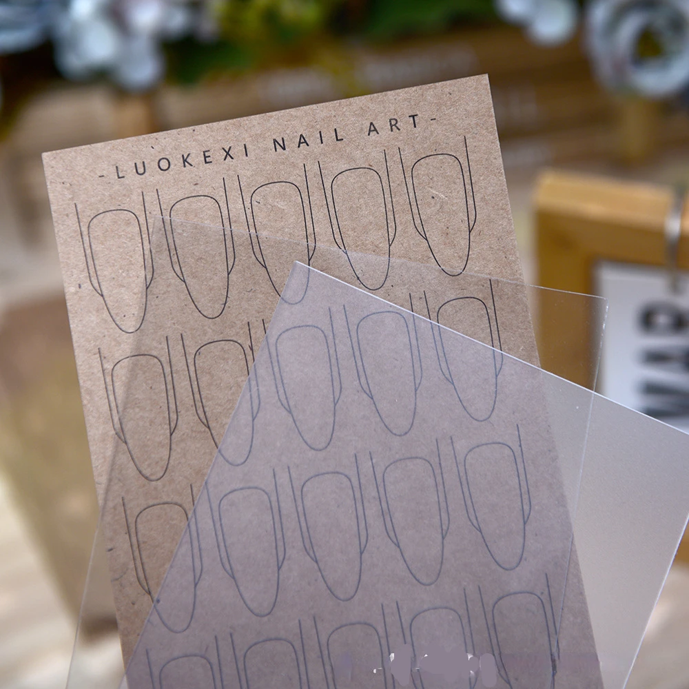 Kertas latihan kuku kertas pap - Nail Art France ulasan dan harga